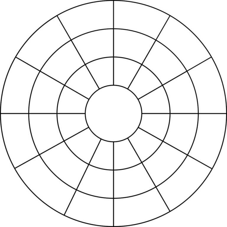 Printable Color Wheel Template