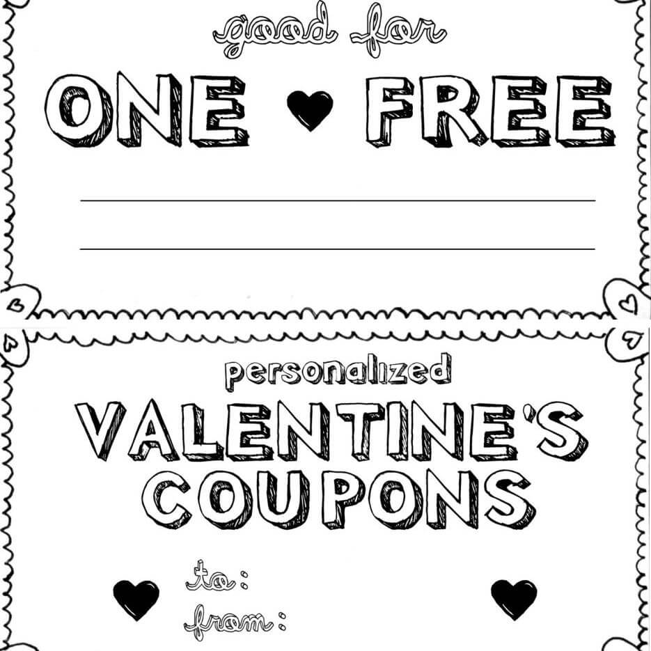 15 Sets Of Free Printable Love Coupons And Templates In Love Coupon Template For Word