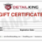 16 Personalized Auto Detailing Gift Certificate Templates within Automotive Gift Certificate Template