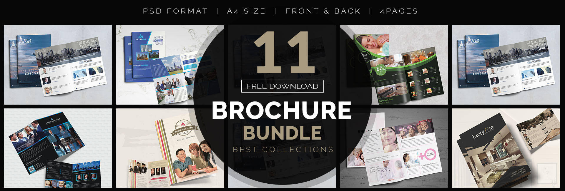 17+ Free Brochure Templates – Hotel, Corporate, Travel With Regard To Free Online Tri Fold Brochure Template