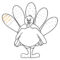1E17Ecf Turkey Drawing Template C Free Download Best Turkey With Blank Turkey Template