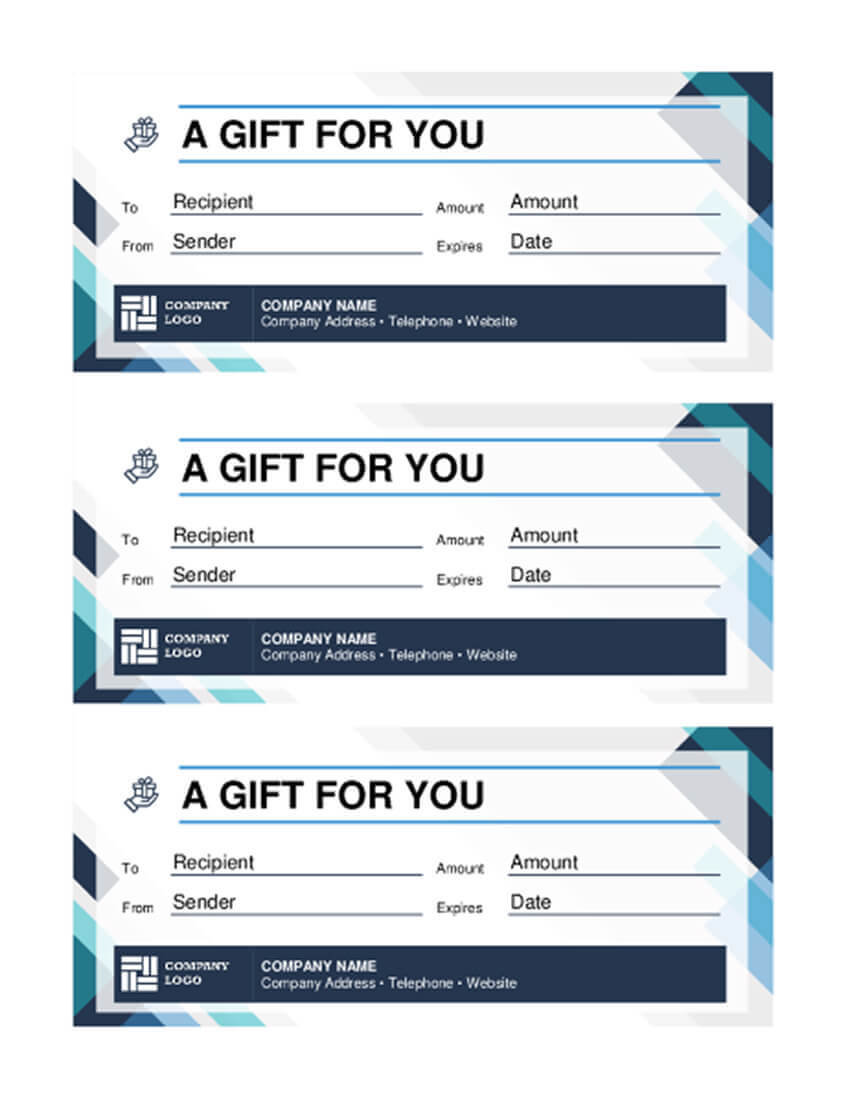 20 Best Free Business Gift Certificate Templates (Ms Word With Regard To Company Gift Certificate Template