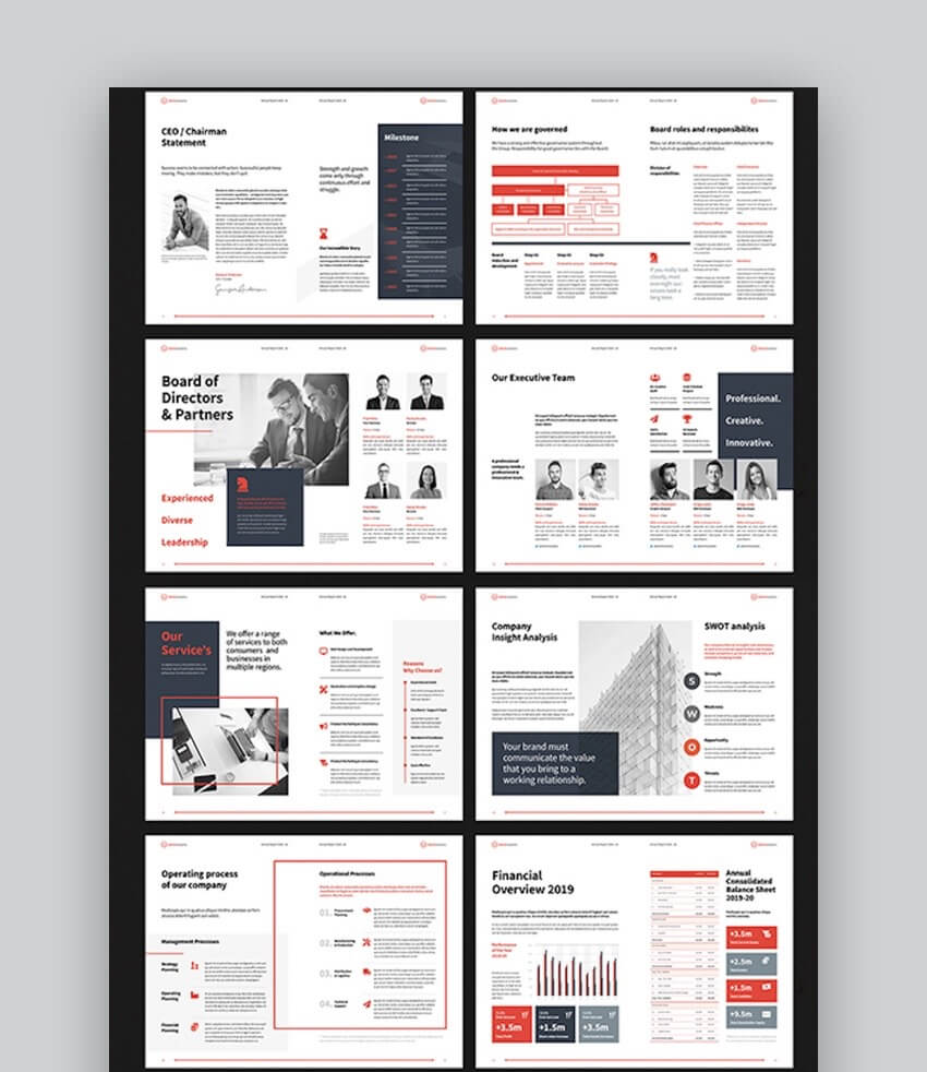 20 Best Free Microsoft Word Business Document Templates Pertaining To Annual Report Word Template