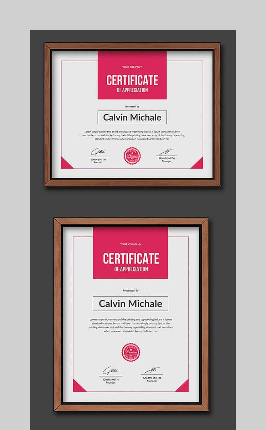 20 Best Word Certificate Template Designs To Award Throughout Free Funny Certificate Templates For Word