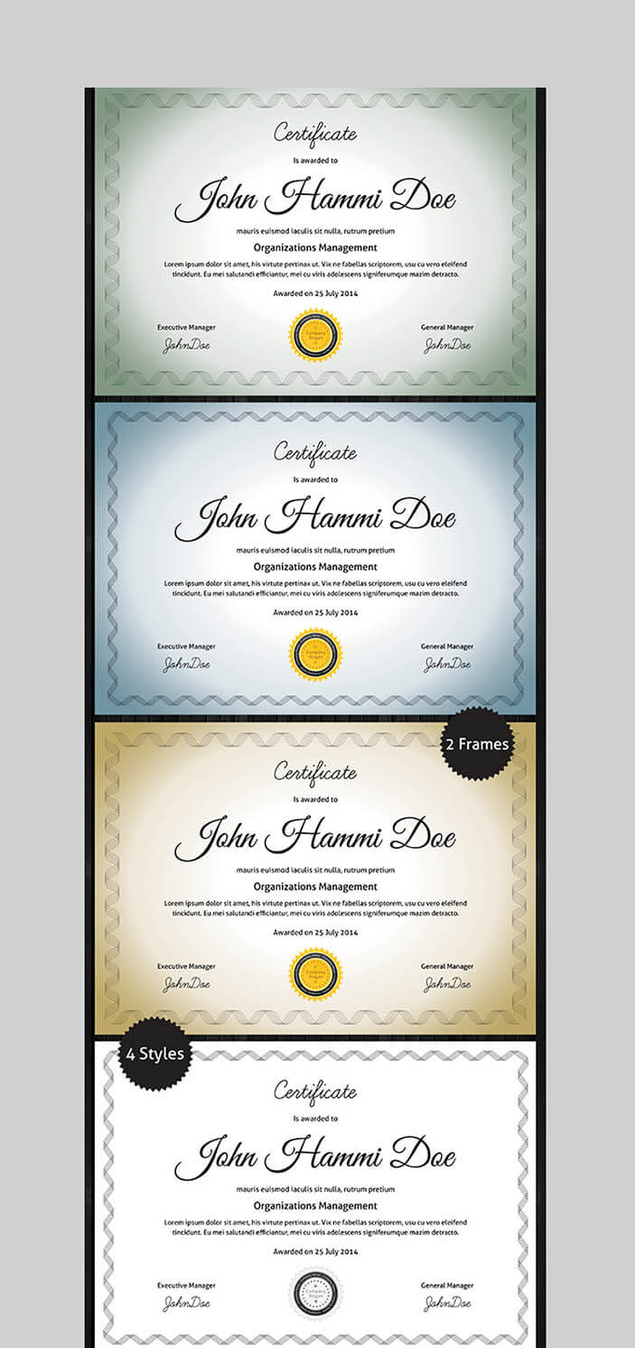 20 Best Word Certificate Template Designs To Award With Professional Certificate Templates For Word