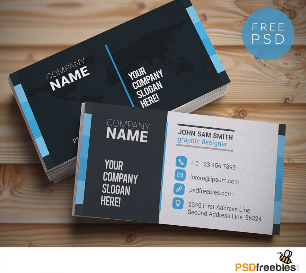 20+ Free Business Card Templates Psd – Download Psd Pertaining To Psd Visiting Card Templates