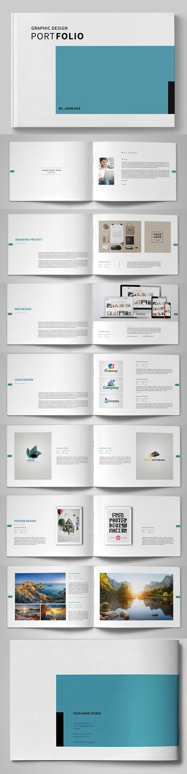 20 New Professional Catalog Brochure Templates | Design For Product Brochure Template Free