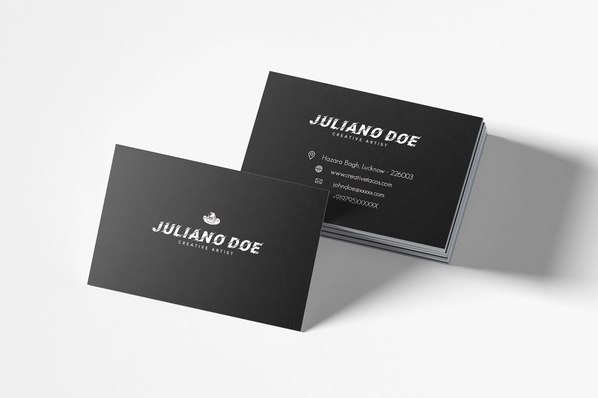 200 Free Business Cards Psd Templates – Creativetacos For Photoshop Name Card Template