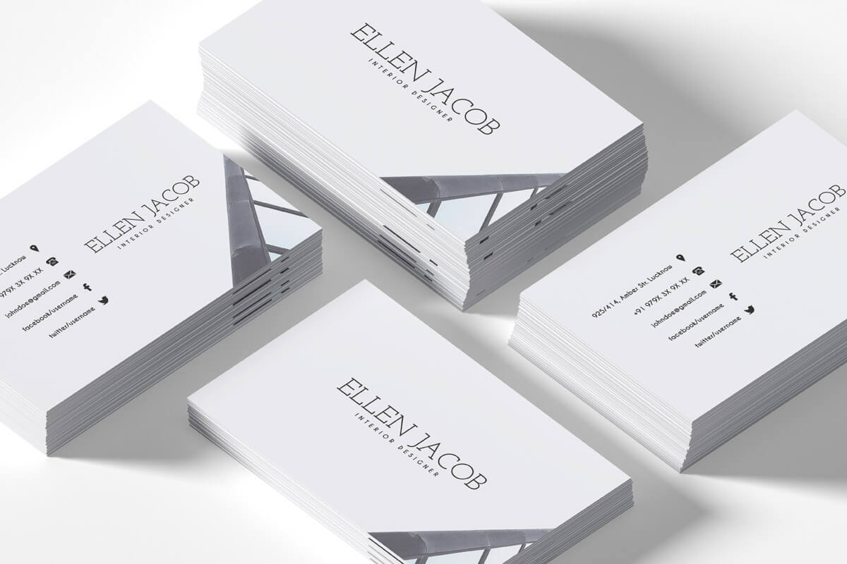 200 Free Business Cards Psd Templates – Creativetacos In Blank Business Card Template Photoshop