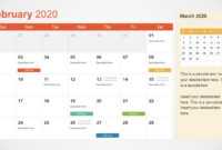 2020 Calendar Powerpoint Template with regard to Microsoft Powerpoint Calendar Template