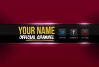 2048X1152 Youtube Banner Template Psd | Cyberuse For Banner with Yt ...