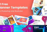 21 Free Banner Templates For Photoshop And Illustrator regarding Adobe Photoshop Banner Templates