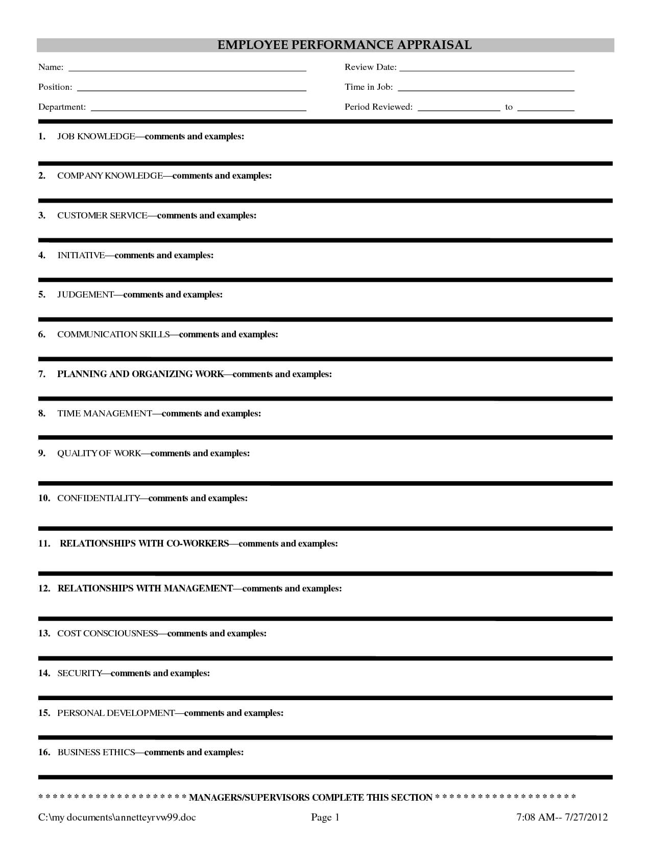 23 Images Of Evaluation Outline Template Blank | Masorler For Blank Evaluation Form Template