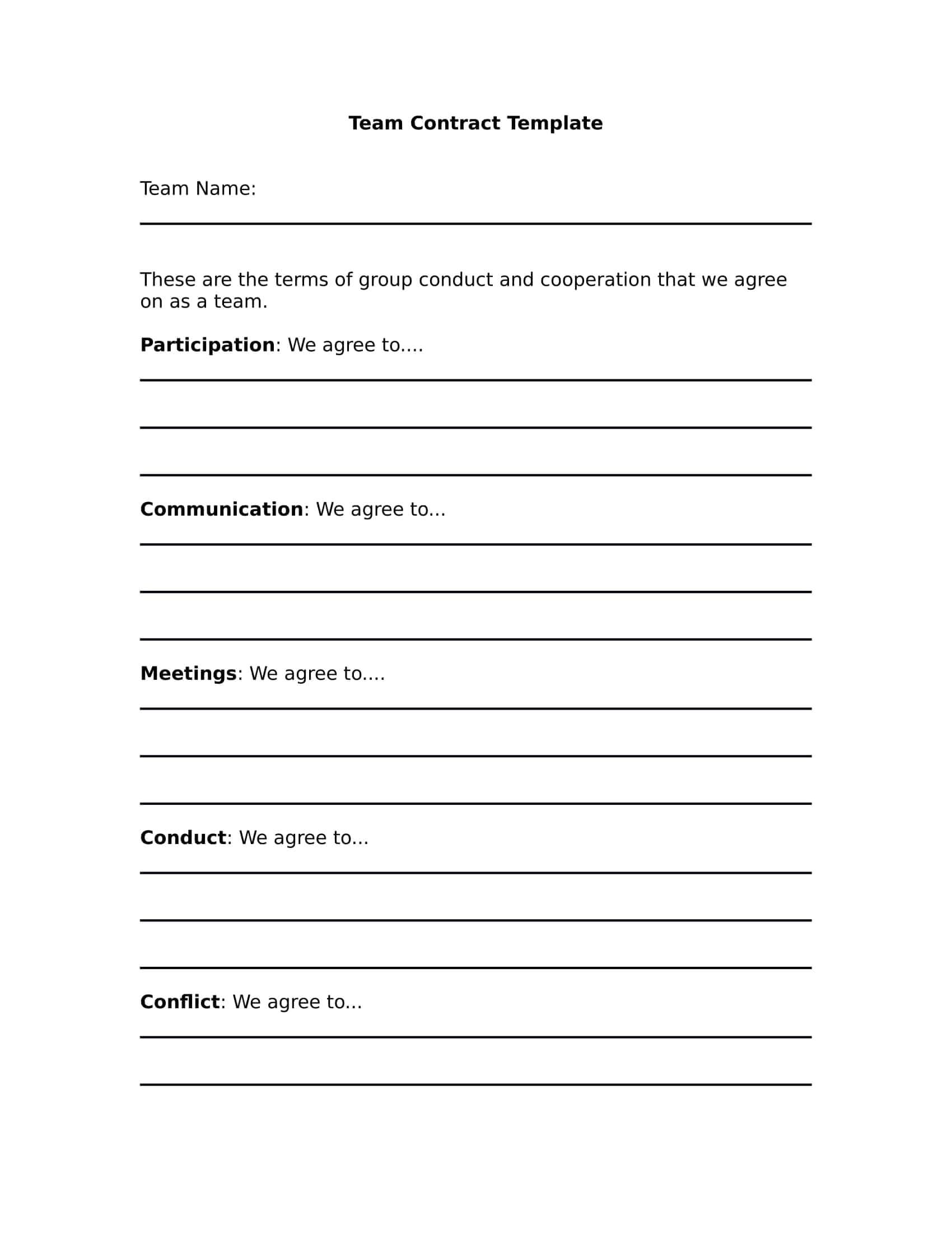 24+ Contract Templates – Pages, Docs, Word | Examples Within Nanny Contract Template Word