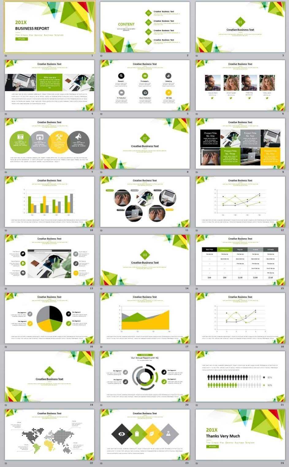 24+ Simple Business Report Powerpoint Templates | Simple In Simple Business Report Template