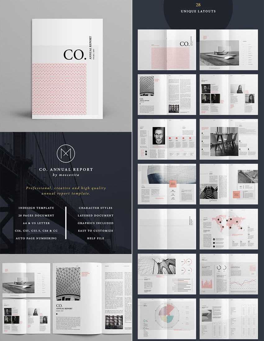 25+ Best Annual Report Templates - With Creative Indesign Inside Free Annual Report Template Indesign