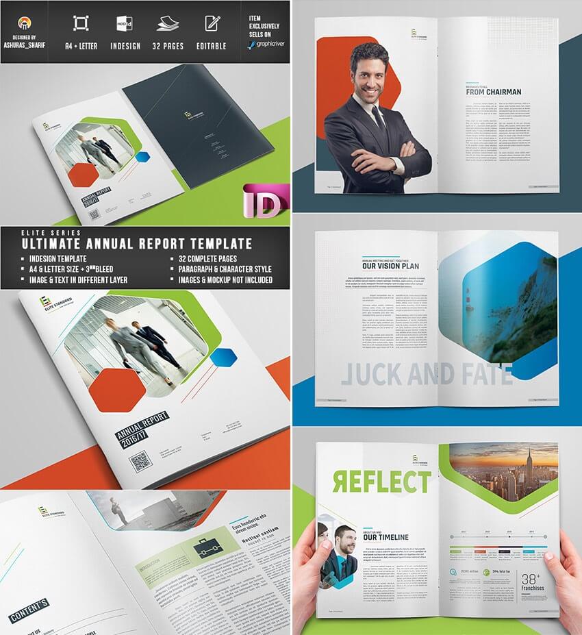 25+ Best Annual Report Templates – With Creative Indesign Pertaining To Annual Report Template Word