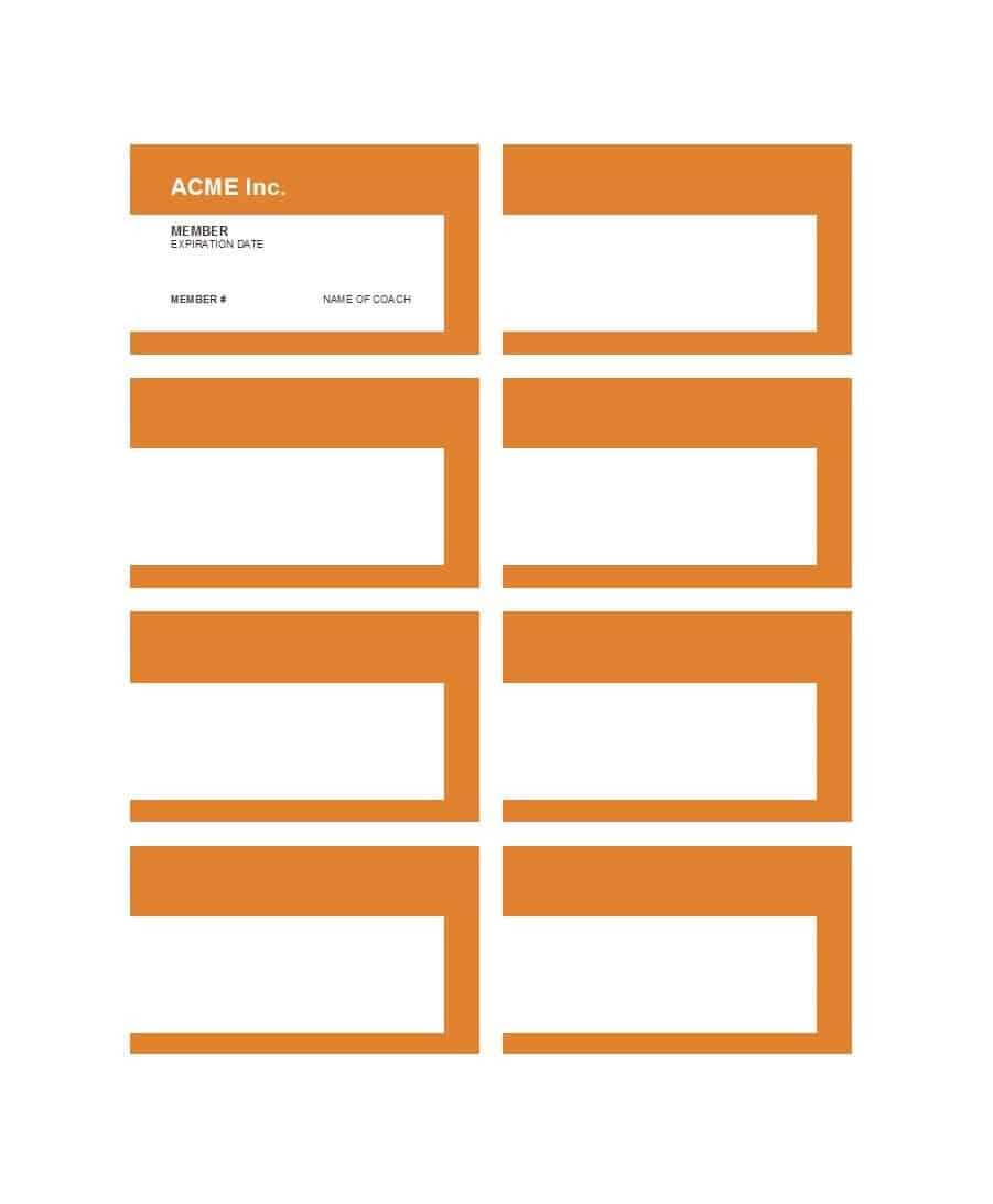 25 Cool Membership Card Templates & Designs (Ms Word) ᐅ Intended For Template For Membership Cards