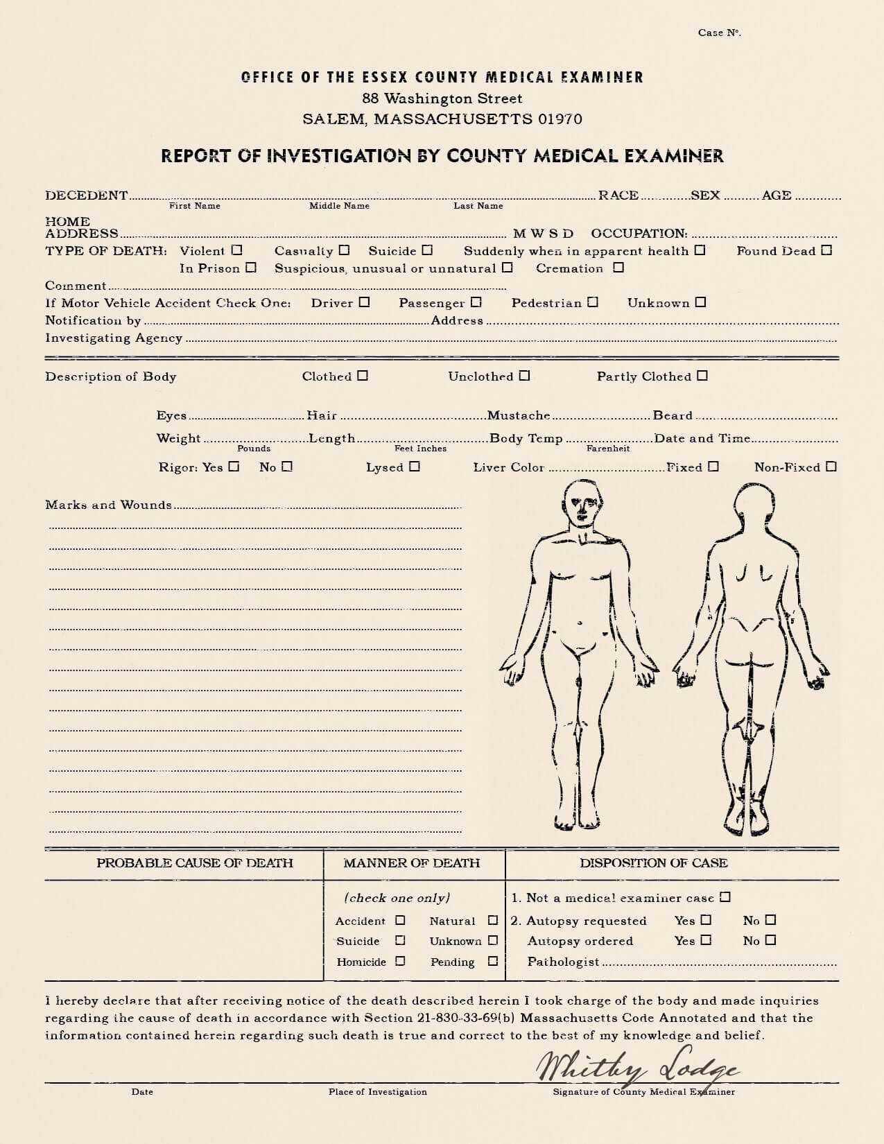 25 Images Of Sample Autopsy Report Blank Template | Gieday With Regard To Blank Autopsy Report Template