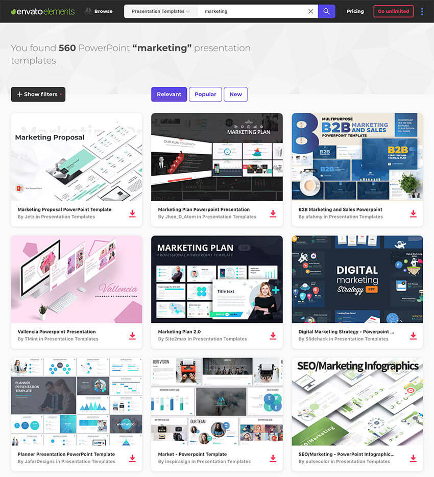 25 Marketing Powerpoint Templates: Best Ppts To Present Your In What Is A Template In Powerpoint