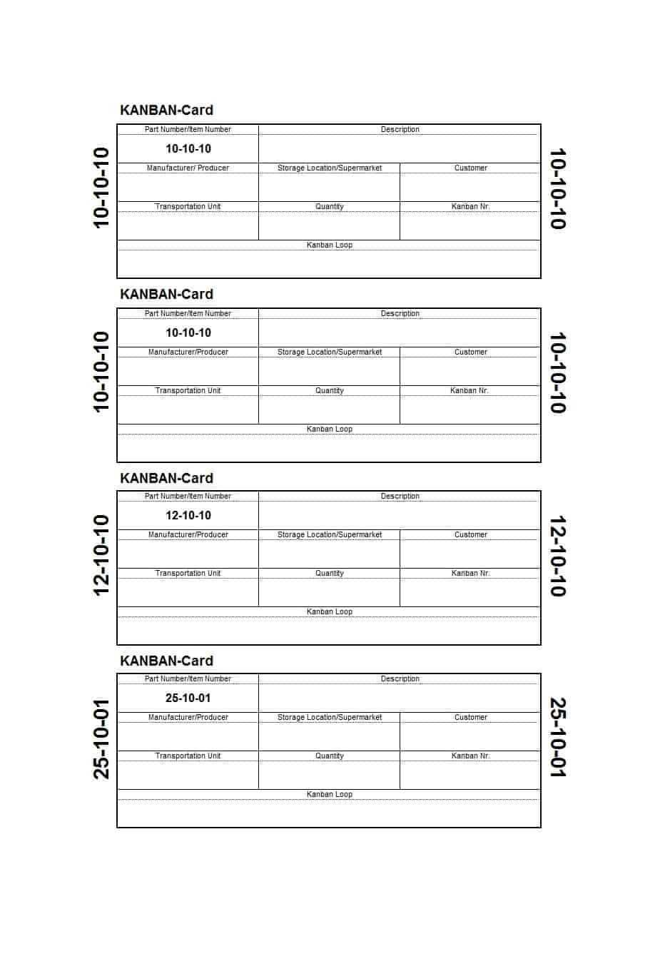 25 Printable Kanban Card Templates (& How To Use Them) ᐅ Pertaining To Kanban Card Template