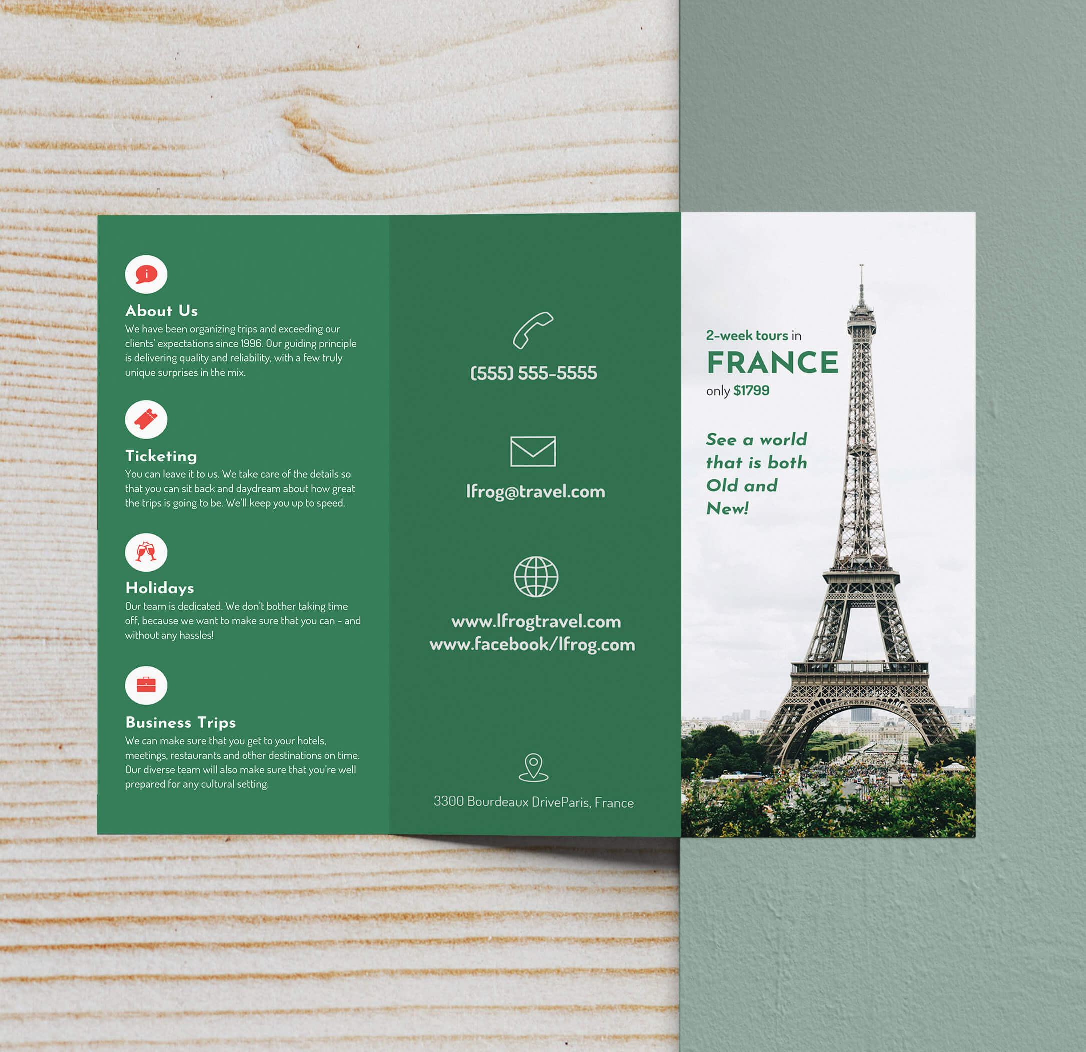 25+ Trifold Brochure Examples To Inspire Your Design Throughout Three Panel Brochure Template