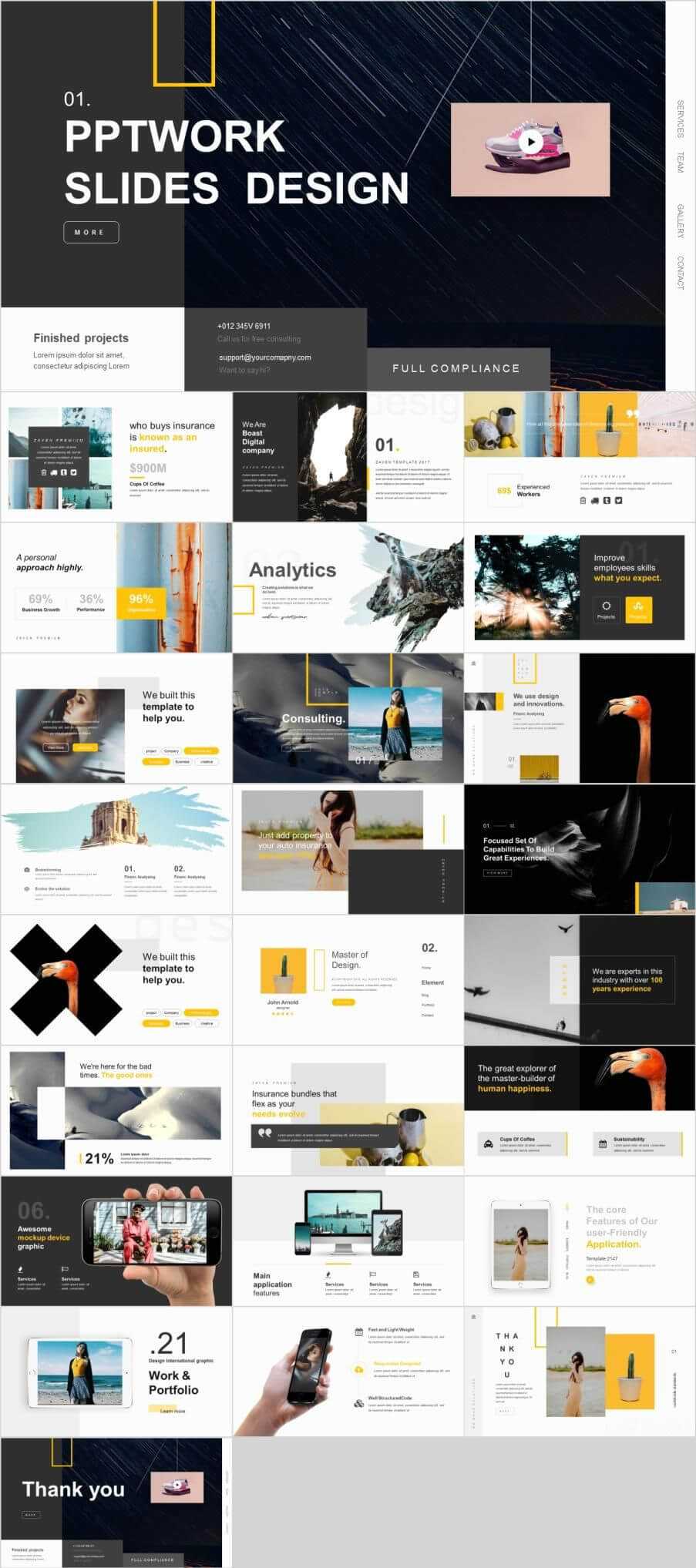 26+ Marketing Analysis Design Powerpoint Template | Business Pertaining To Powerpoint Photo Slideshow Template