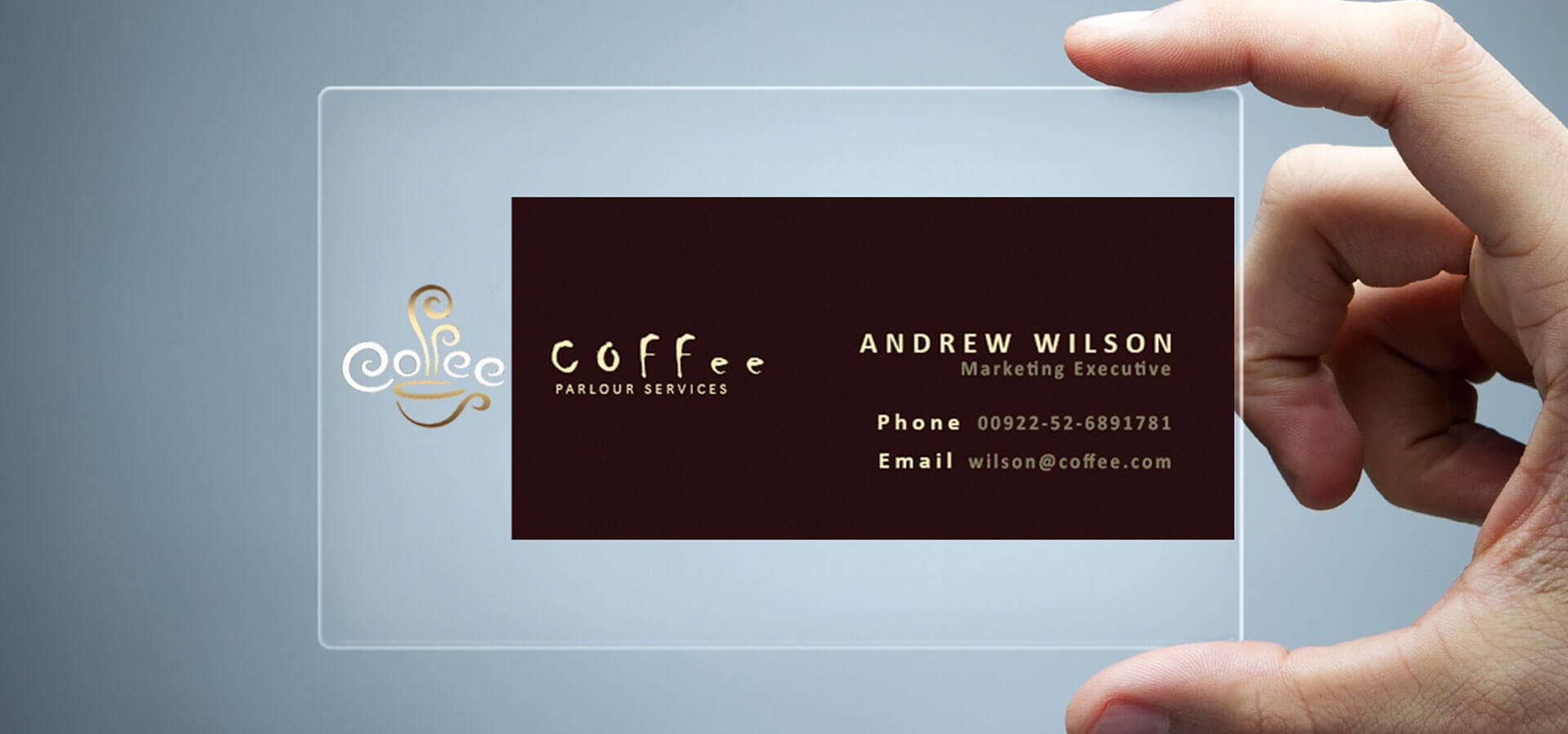 26+ Transparent Business Card Templates – Illustrator, Ms In Coffee Business Card Template Free