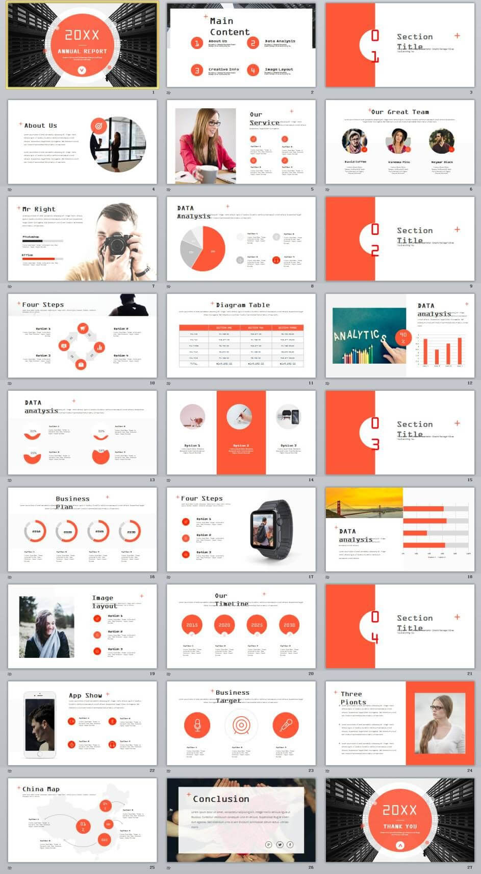 27+ Red Company Annual Report Powerpoint Templates Within Annual Report Ppt Template