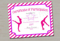 28+ [ Dance Certificate Templates ] | Free Ballet intended for Gymnastics Certificate Template