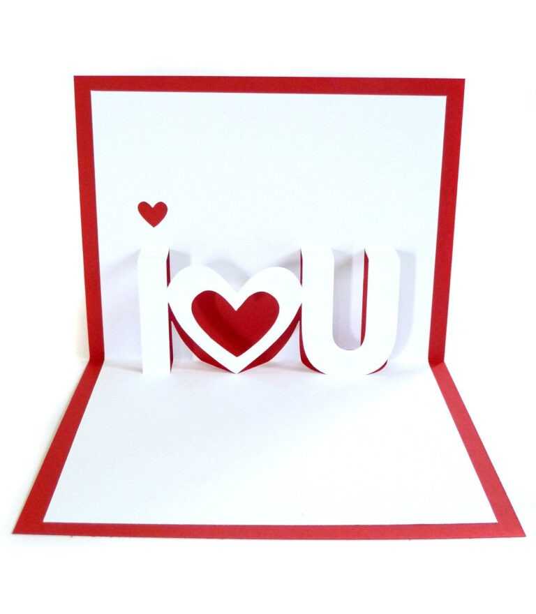 28 I Love U Pop Up Card Template Thank You Pop Up Throughout I Love You Pop Up Card