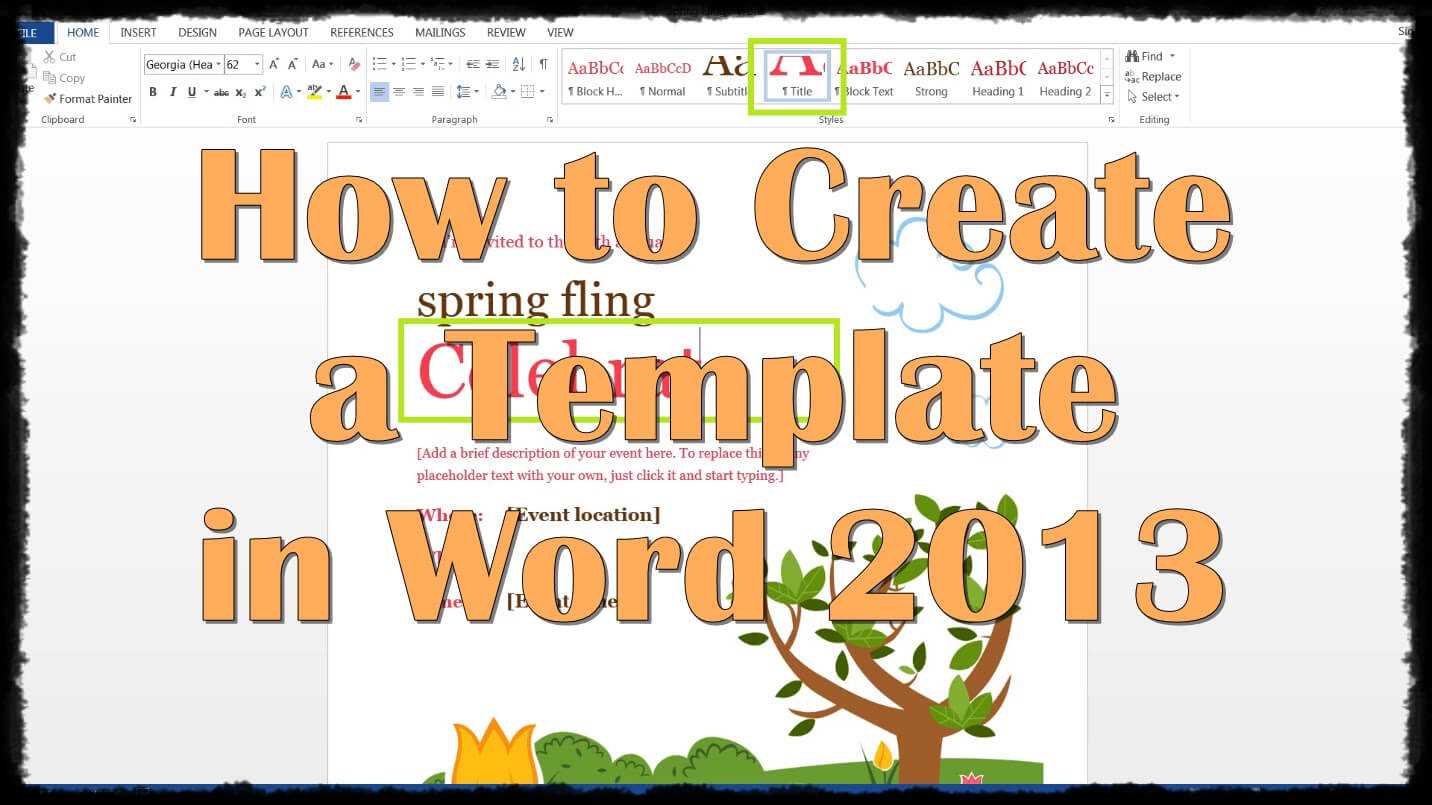 28 Images Of Creating A New Template In Word 2013 | Splinket With Creating Word Templates 2013