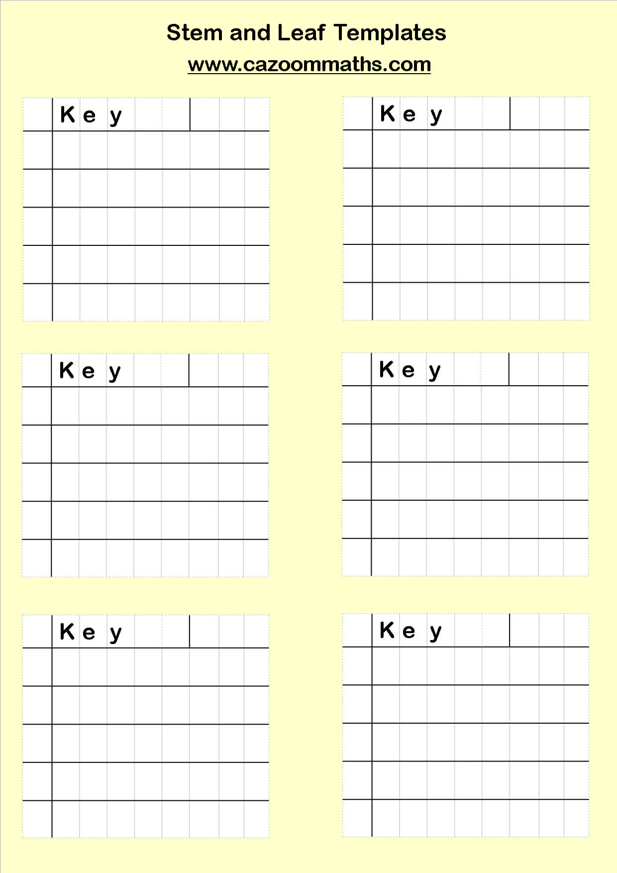 28+ [ Stem And Leaf Diagram Maker ] | Stem Amp Leaf Diagrams Within Blank Stem And Leaf Plot Template