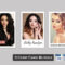 3 Model Comp Card Template Bundle | Modeling Comp Card Model Throughout Zed Card Template Free