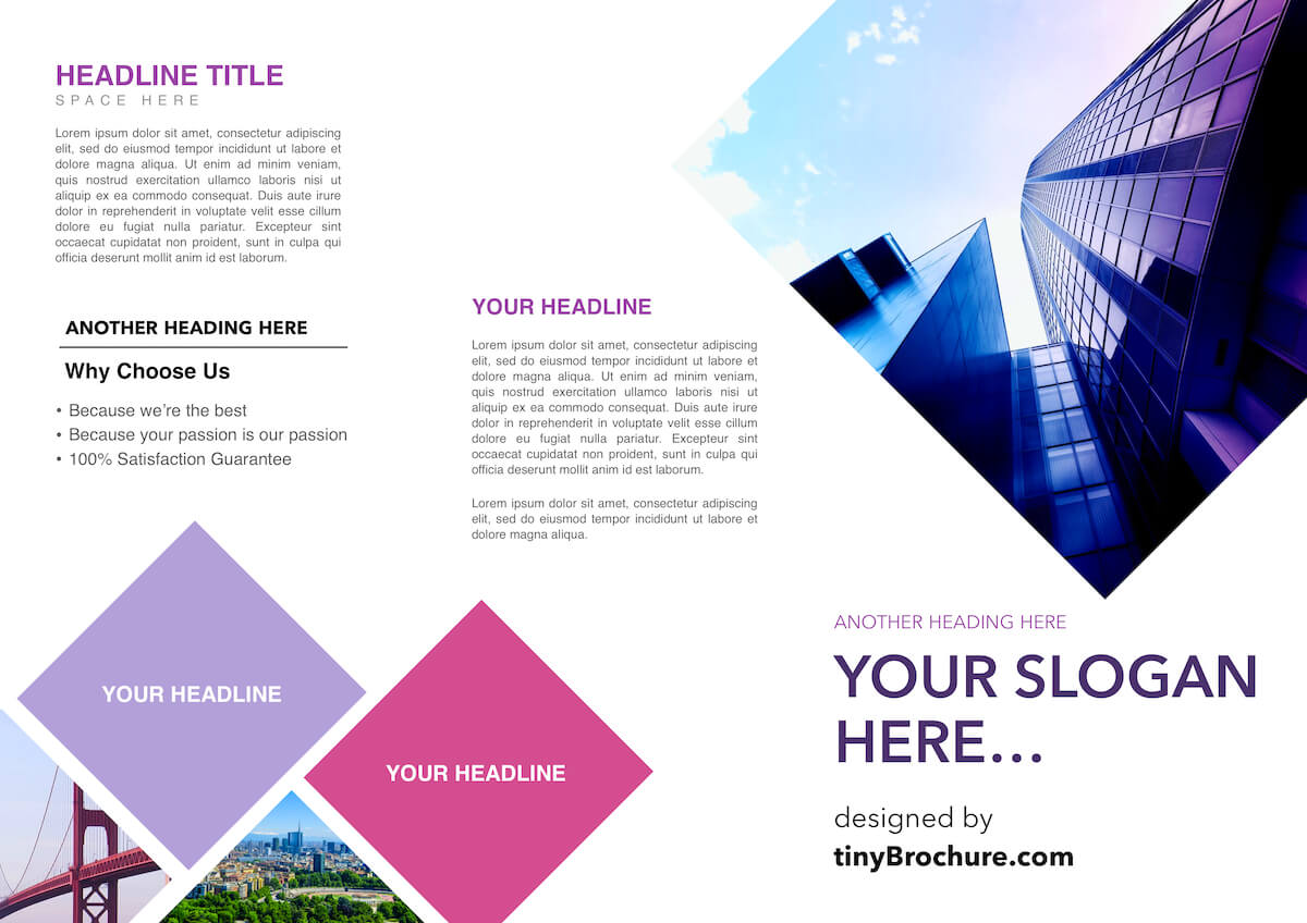 3 Panel Brochure Template Google Docs For Brochure Templates Google