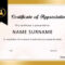 30 Free Certificate Of Appreciation Templates And Letters In Thanks Certificate Template