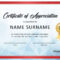 30 Free Certificate Of Appreciation Templates And Letters Inside Pageant Certificate Template