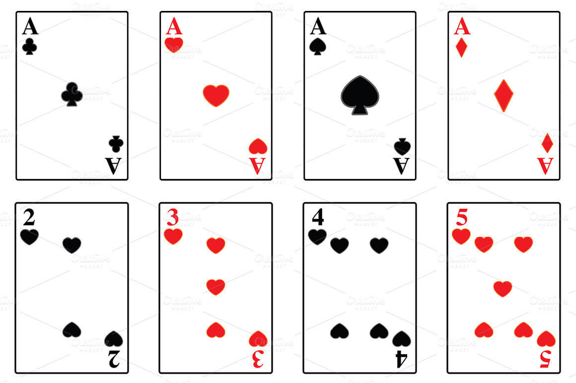 30 Playing Cards Template Free | Andaluzseattle Template Example Inside Deck Of Cards Template