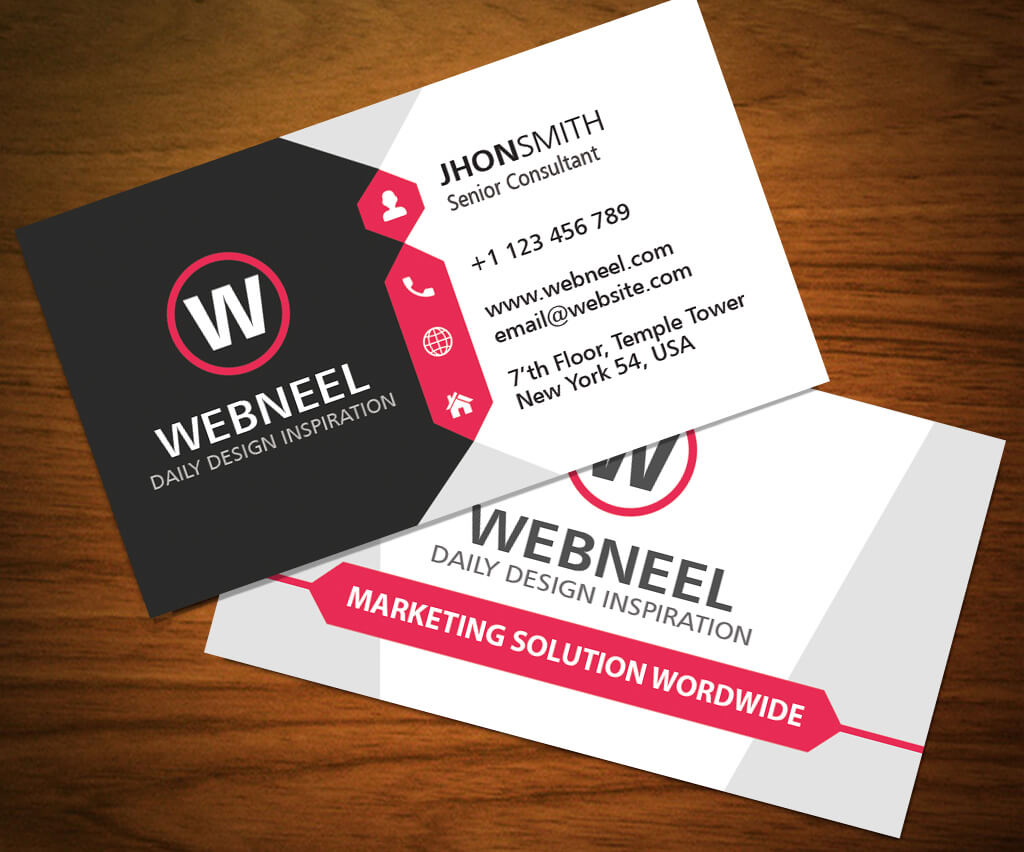 32 Modern Business Card Template Free Download In Unique Business Card Templates Free