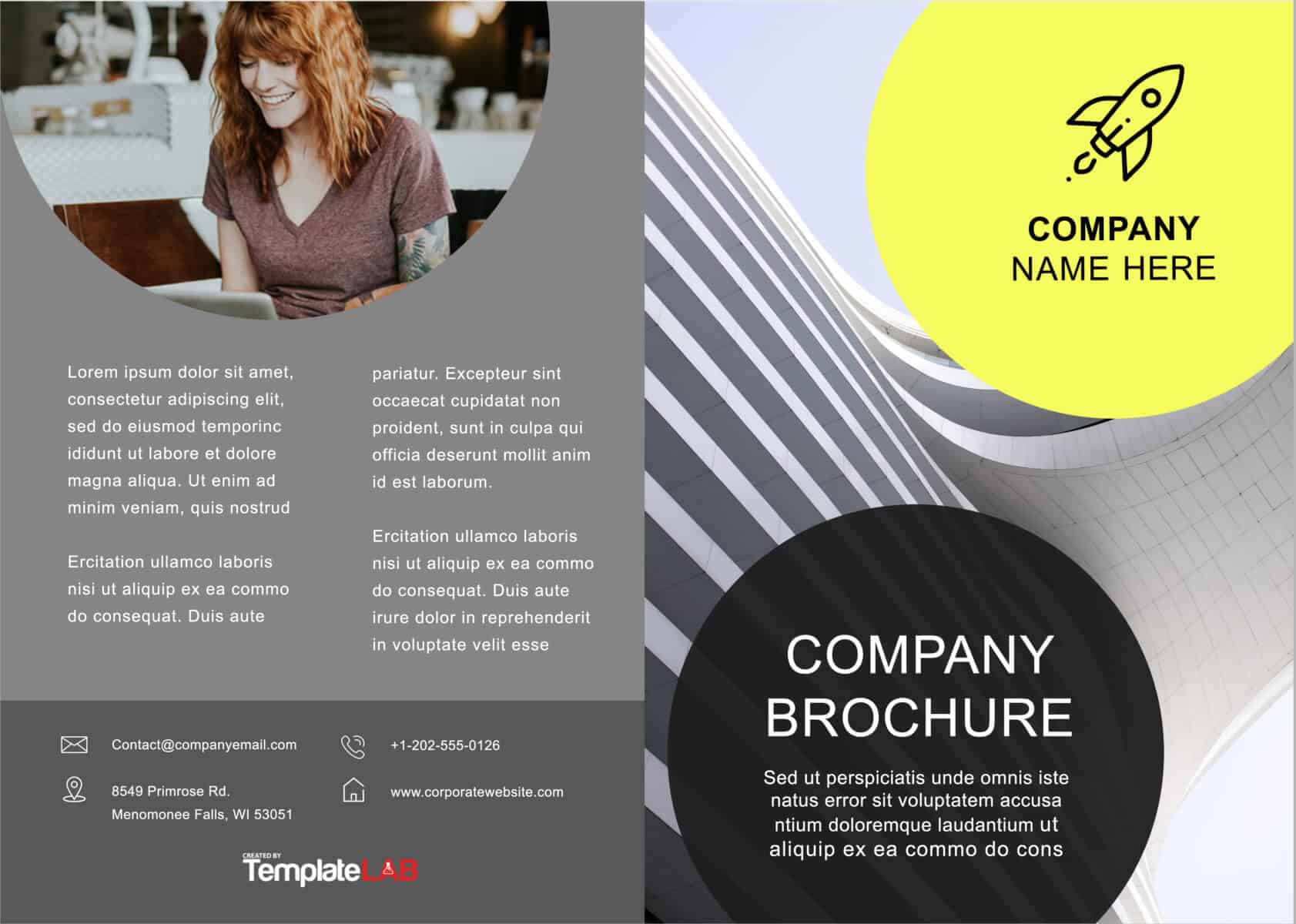 33 Free Brochure Templates (Word + Pdf) ᐅ Template Lab For Fancy Brochure Templates