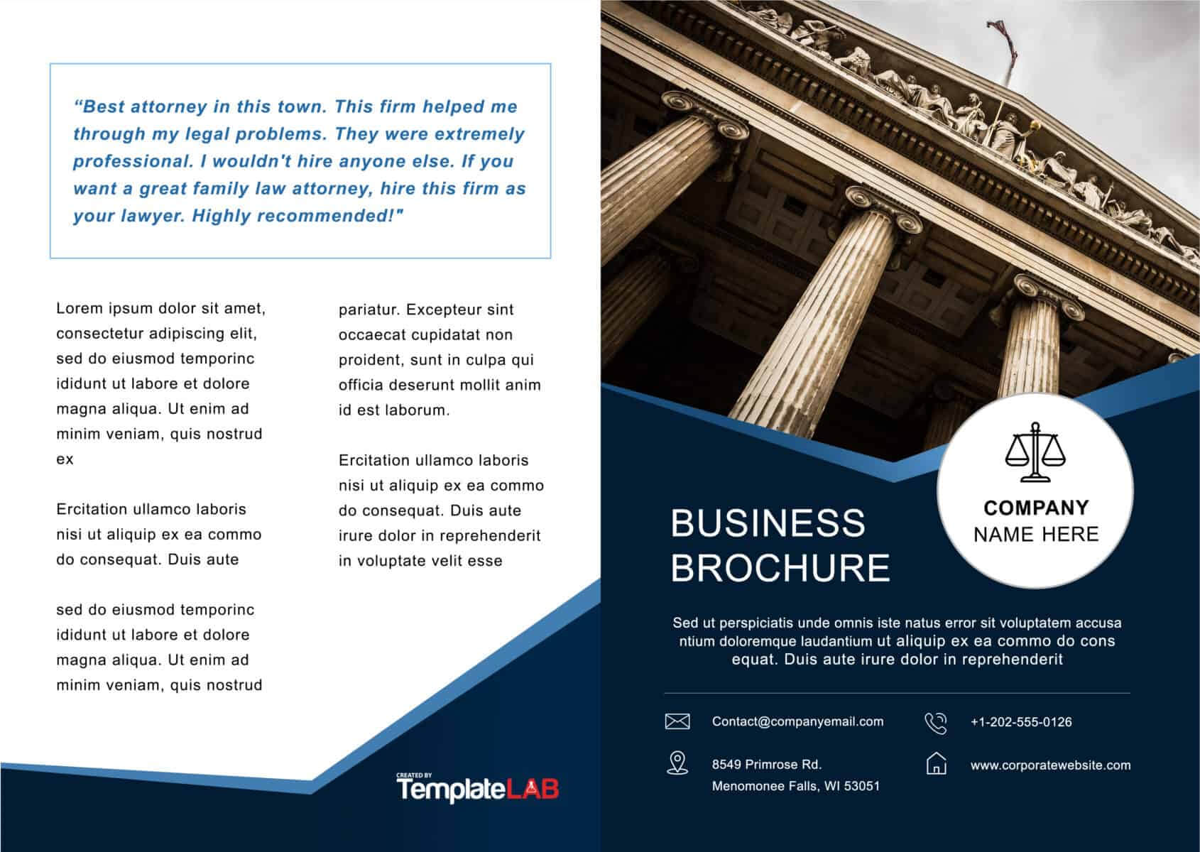 33 Free Brochure Templates (Word + Pdf) ᐅ Template Lab Pertaining To Product Brochure Template Free