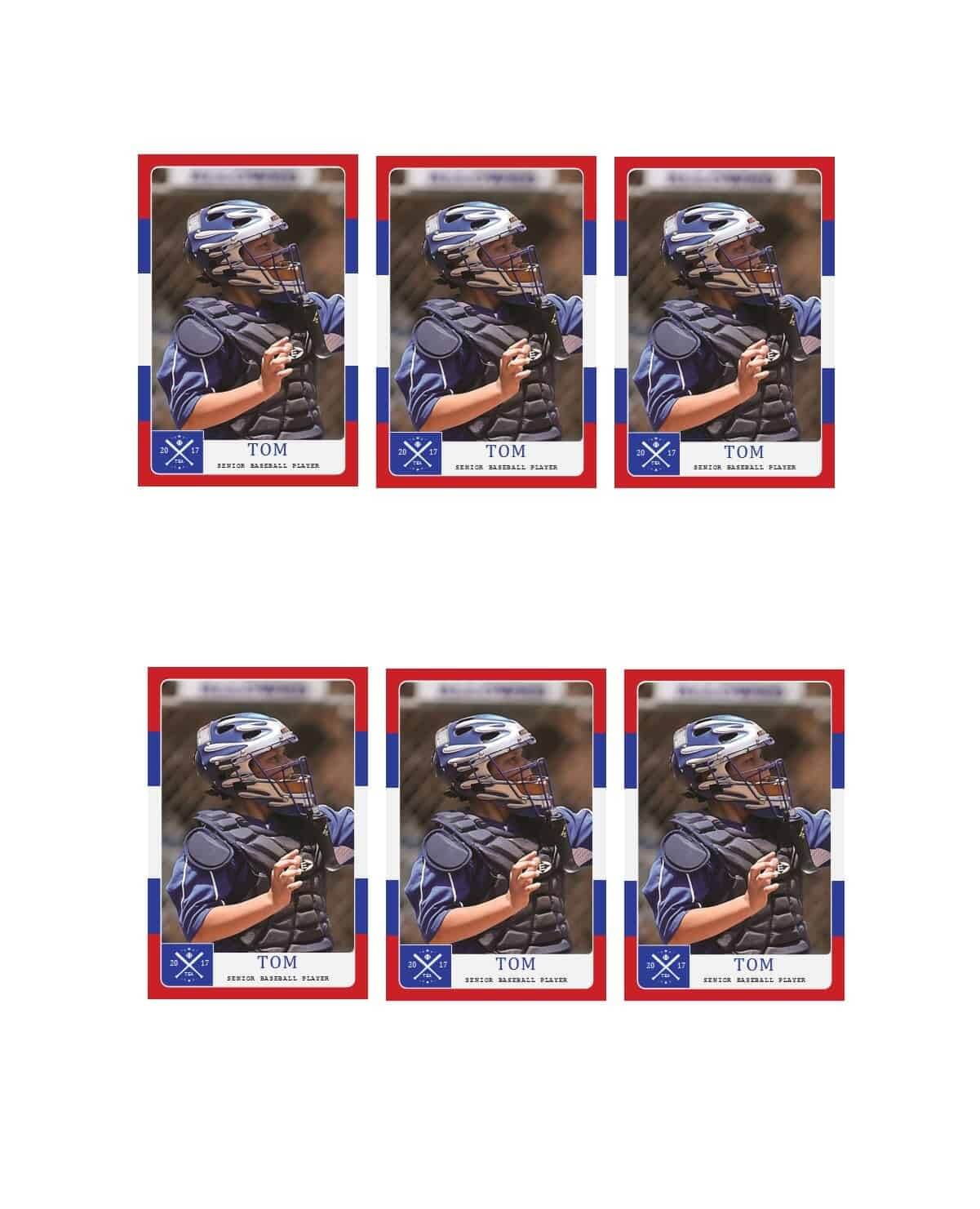 33 Free Trading Card Templates (Baseball, Football, Etc Regarding Baseball Card Template Microsoft Word