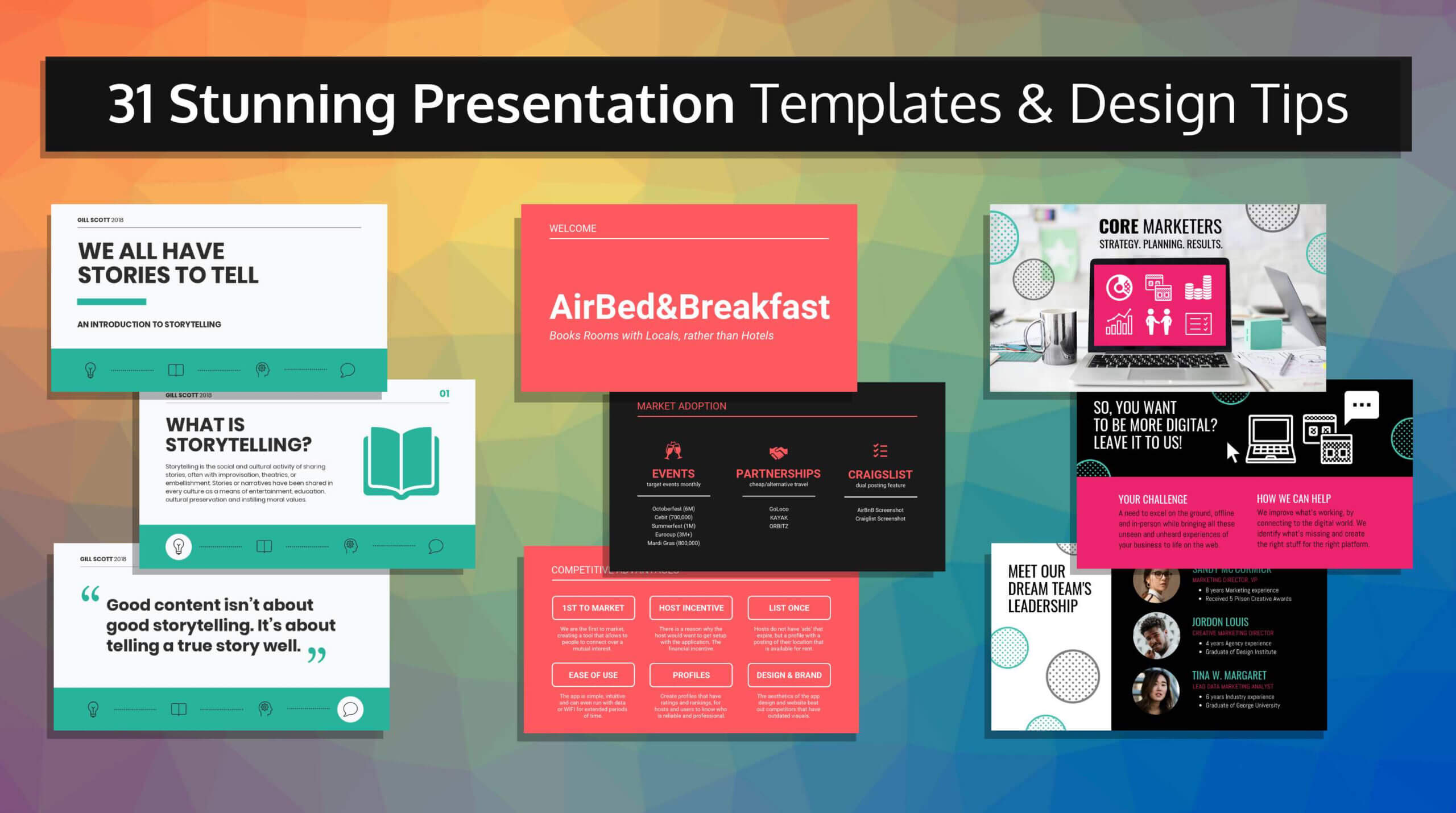 33 Stunning Presentation Templates And Design Tips Inside Powerpoint Templates For Communication Presentation