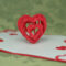 3D Heart Pop Up Card Template Intended For Twisting Hearts Pop Up Card Template