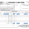 4 Expense Claim Form Templates – Word Excel Formats For Reimbursement Form Template Word