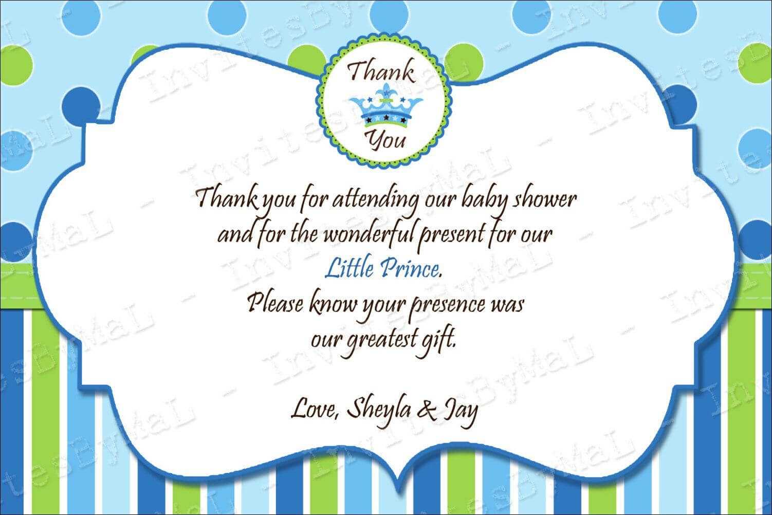 40 Beautiful Baby Shower Thank You Cards Ideas | Baby Shower Inside Template For Baby Shower Thank You Cards