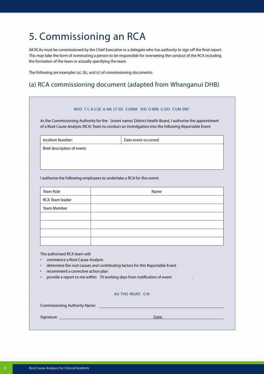 40+ Effective Root Cause Analysis Templates, Forms & Examples Inside Root Cause Report Template