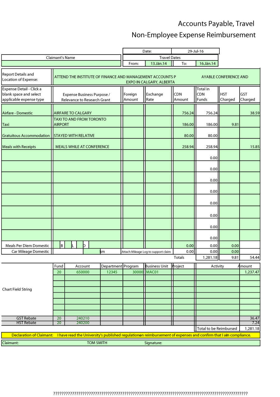 40+ Expense Report Templates To Help You Save Money ᐅ With Regard To Expense Report Spreadsheet Template Excel