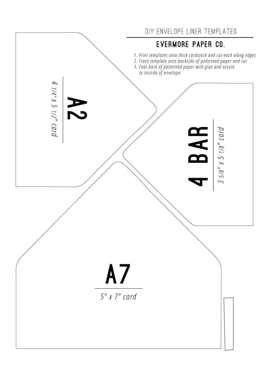 40+ Free Envelope Templates (Word + Pdf) ᐅ Template Lab In Envelope Templates For Card Making