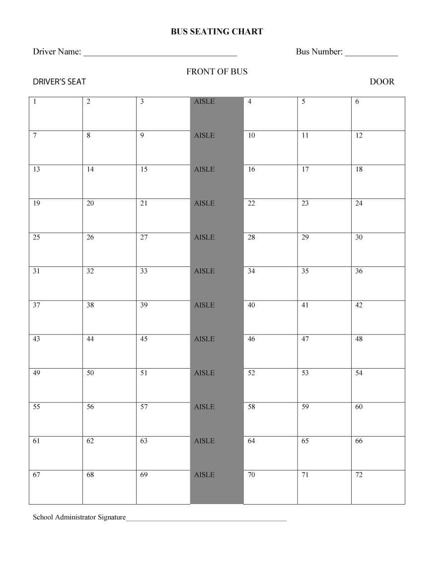 40+ Great Seating Chart Templates (Wedding, Classroom + More) For Wedding Seating Chart Template Word